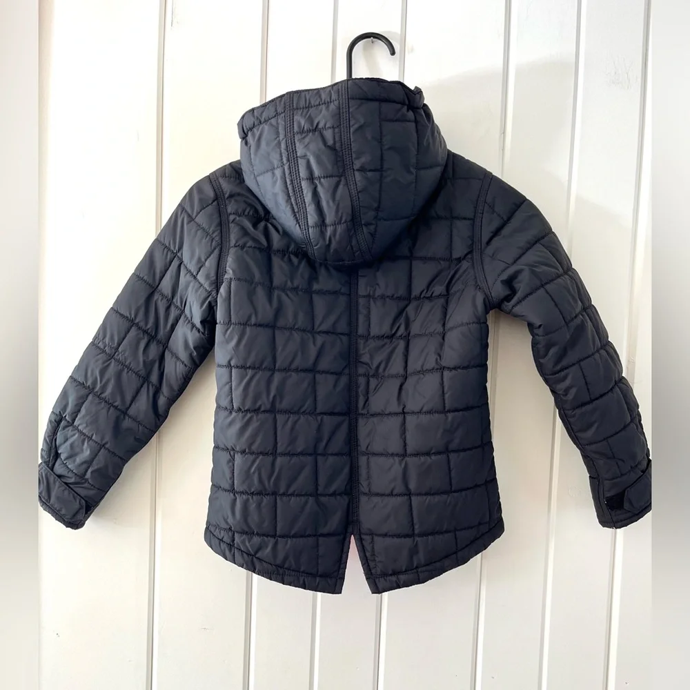 Carhartt Kids Black/Pink Puffer Jacket, Sz XS (6)